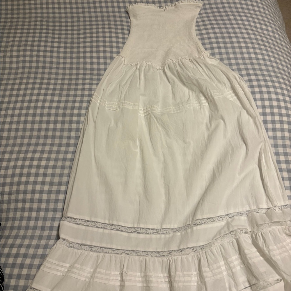Frankie's Bikinis White Maxi Dress